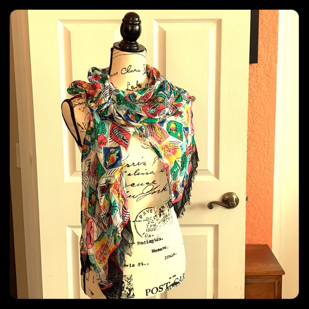 VB Scarf in Cuban Stamps